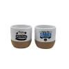 BYFT015116 BYFT Cork Mini Cup   White A