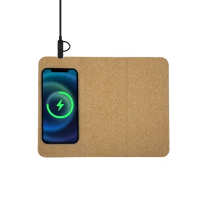 BYFT015171 BYFT Foldycork Mousepad With Wireless Charger   10W Set of 01   E3172