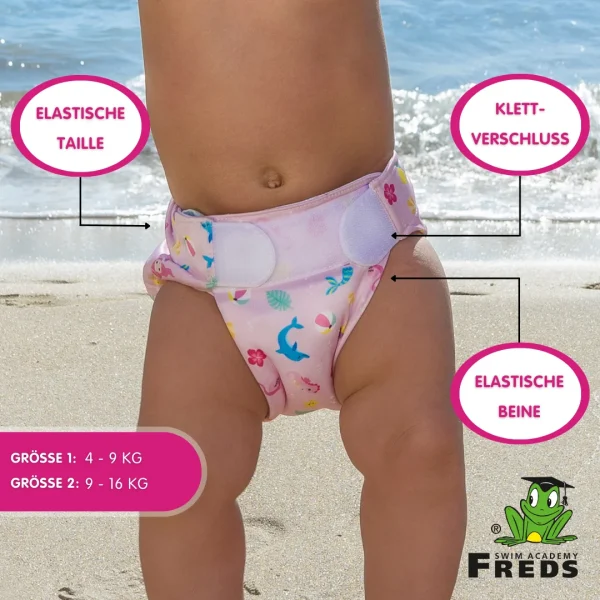 BYFT021069 Fred Nappy Girl 09lb   20lb Pink Set of 01 D