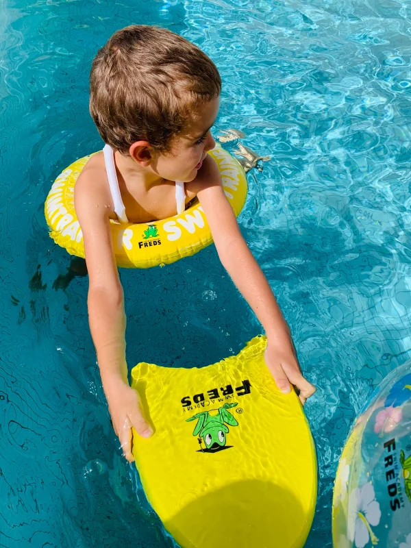 BYFT021075 Fred Swim Board 2Year   12Year Yellow Set of 01 h