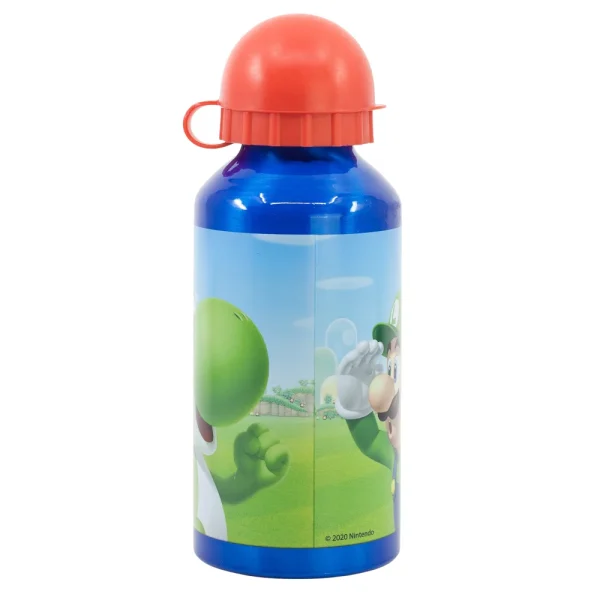 BYFT021114 Disney Water Bottle Super Mario 400 Ml Multicolor Plastic Set of 01   RJ74341 A