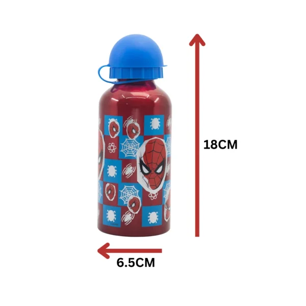 BYFT021115 Disney Water Bottle Spiderman 400 Ml Multicolor Plastic Set of 01   RJ74734 C