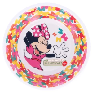 BYFT021128 Disney Bowl Melamine Set Minnie Multicolor Plastic Set of 01   RJ51157 B