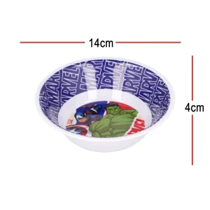 BYFT021135 Disney Bowl Melamine Set Avenger Multicolor Plastic Set of 01   RJ2965 A