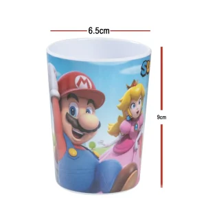 BYFT021140 Disney Tumbler Melamine Set Super Mario 200 Ml Multicolor Plastic Set of 01   RJ21498 A