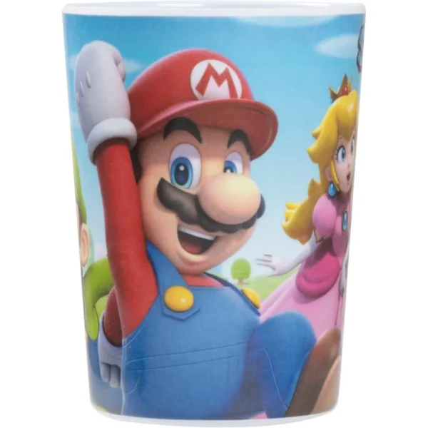 BYFT021140 Disney Tumbler Melamine Set Super Mario 200 Ml Multicolor Plastic Set of 01   RJ21498 B