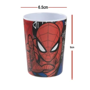 BYFT021147 Disney Tumbler Melamine Set Spiderman 200 Ml Multicolor Plastic Set of 01   RJ51398 A