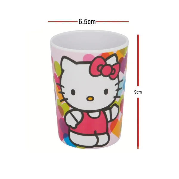 BYFT021148 Disney Tumbler Melamine Set Hello Kitty 200 Ml Multicolor Plastic Set of 01   RJ2973 A