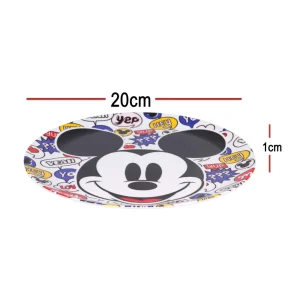 BYFT021150 Disney Plate Melamine Set Micky Thing Multicolor Plastic Set of 01   RJ50158 A