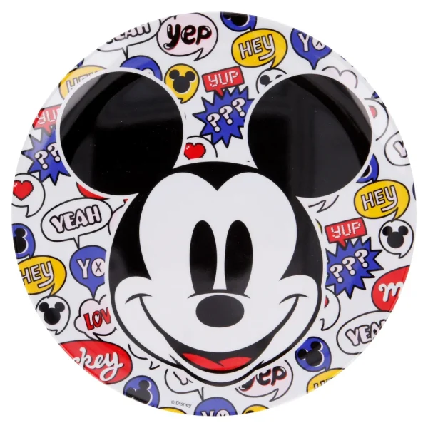 BYFT021150 Disney Plate Melamine Set Micky Thing Multicolor Plastic Set of 01   RJ50158 B