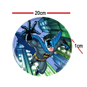 BYFT021152 Disney Plate Melamine Set Batman Multicolor Plastic Set of 01   RJ85558 A