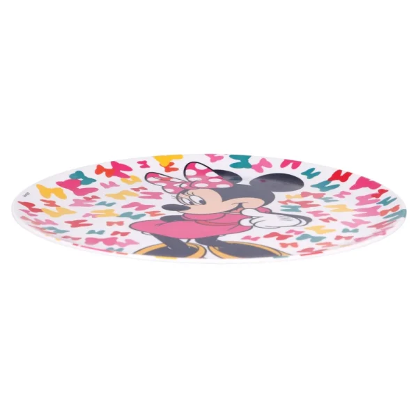 BYFT021153 Disney Plate Melamine Set Minnie Multicolor Plastic Set of 01   RJ51158