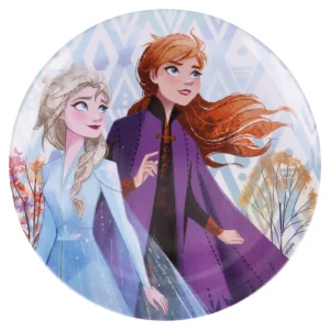 BYFT021155 Disney Plate Melamine Set Frozen II Multicolor Plastic Set of 01   RJ51058 B