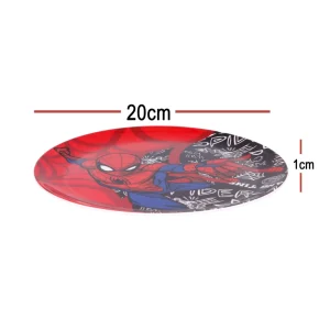 BYFT021156 Disney Plate Melamine Set Spiderman Multicolor Plastic Set of 01   RJ51358 A