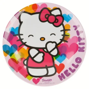 BYFT021157 Disney Plate Melamine Set Hello Kitty Multicolor Plastic Set of 01   RJ2968