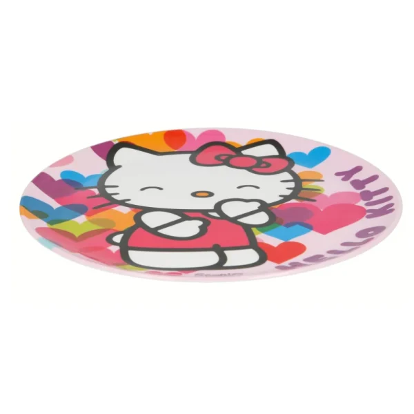 BYFT021157 Disney Plate Melamine Set Hello Kitty Multicolor Plastic Set of 01   RJ2968 C