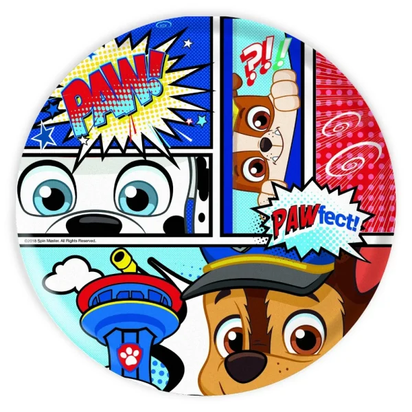 BYFT021158 Nickelodeon Plate Melamine Set P.P.Boy Multicolor Plastic Set of 01   RJ2923