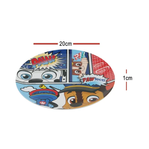 BYFT021158 Nickelodeon Plate Melamine Set P.P.Boy Multicolor Plastic Set of 01   RJ2923 A