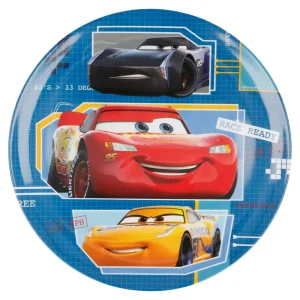 BYFT021160 Disney Plate Melamine Set Cars Multicolor Plastic Set of 01   RJ2967