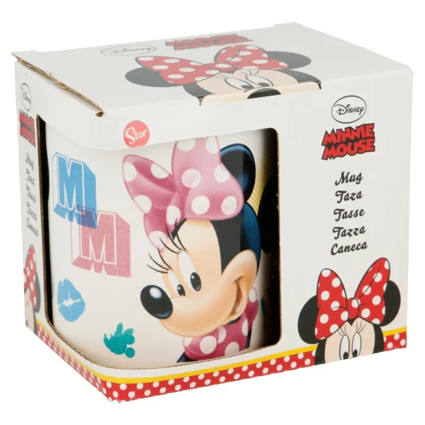 BYFT021167 Disney Mug Minnie 325 Ml Multicolor Plastic Set of 01   RJ1221 C