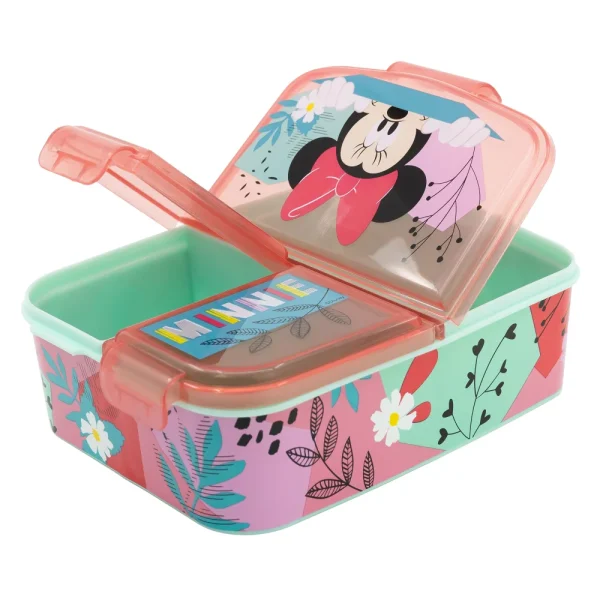 BYFT021178 Disney Sandwich Box Comp Minnie 750 Ml Multicolor Plastic Set of 01   RJ74420 A