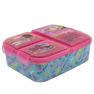 BYFT021181 Disney Sandwich Box Barbie 750 Ml Multicolor Plastic Set of 01   RJ15920