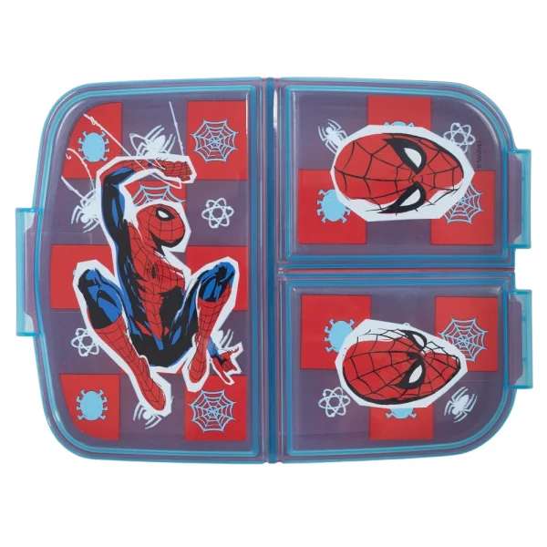 BYFT021183 Disney Sandwich Box Spiderman 750 Ml Multicolor Plastic Set of 01   RJ74720 B