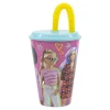 BYFT021189 Disney Tumbler Barbie 430 Ml Multicolor Plastic Set of 01   RJ15930