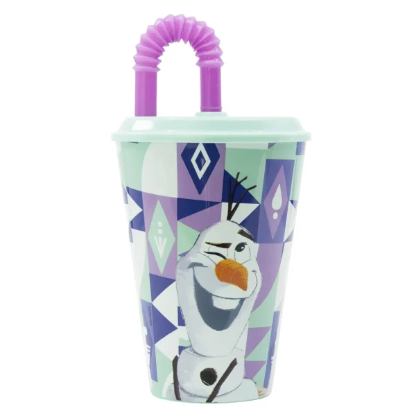 BYFT021193 Disney Tumbler Frozen 430 Ml Multicolor Plastic Set of 01   RJ74230 A