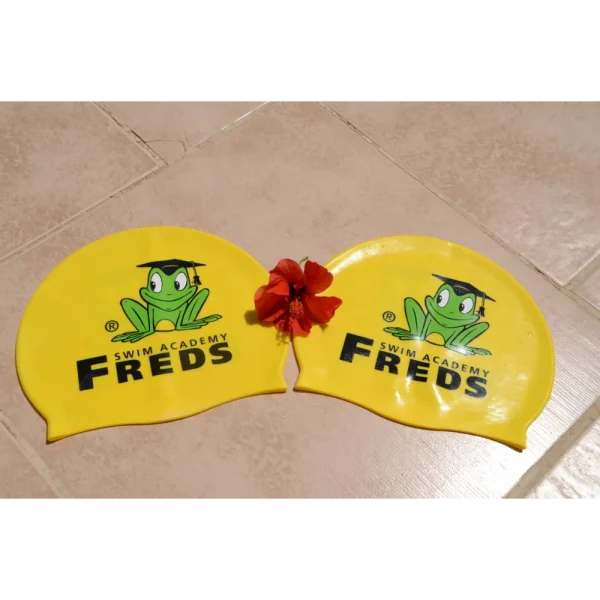 BYFT021198 Freds Yellow Swim Cap Set of 01 A