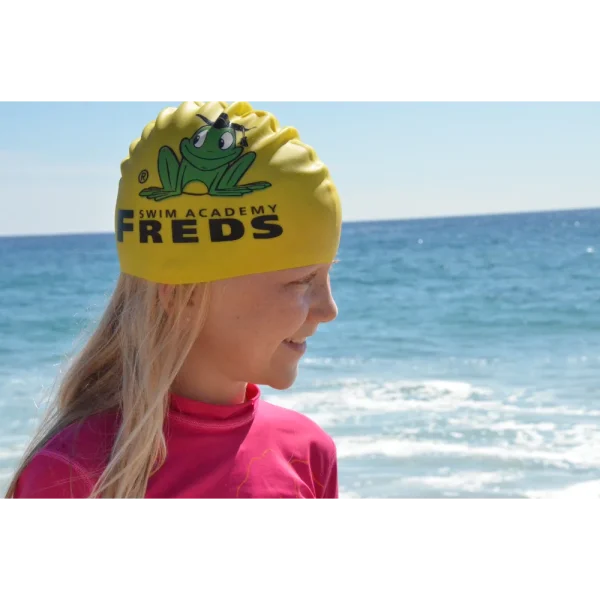 BYFT021198 Freds Yellow Swim Cap Set of 01 C