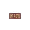 BYFT021210 La Hacienda   Bar & Grill Wall Sign Set of 01 B