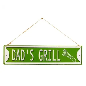 BYFT021213 La Hacienda   Dad's Grill wall sign Set of 01 A