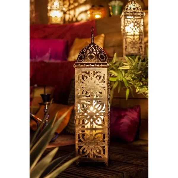 BYFT021221 La Hacienda   Menara Lantern   Large Set of 01 B