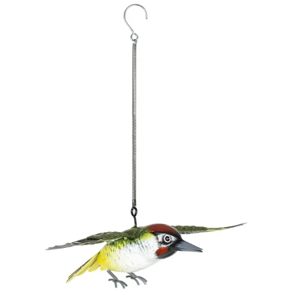 BYFT021223 La Hacienda   Metal Woodpecker in Flight Set of 01