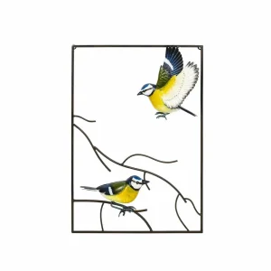 BYFT021227 La Hacienda   Tree Top Blue Tit Wall Art Large Set of 01