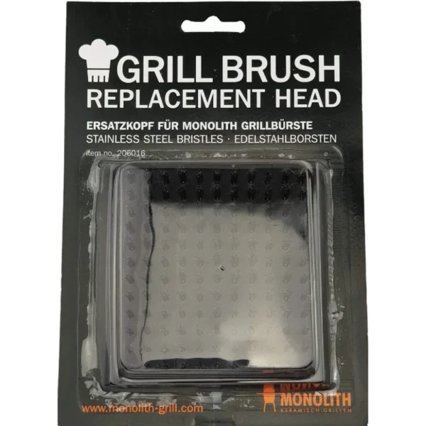 BYFT021230 Monolith   Grill Brush Replacement Head part 206006 Set of 01 A