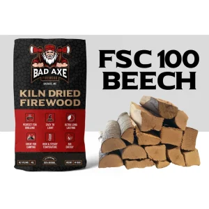 BYFT011974 Bad Axe Firewood   Beech 40L Sack Approx 15kg