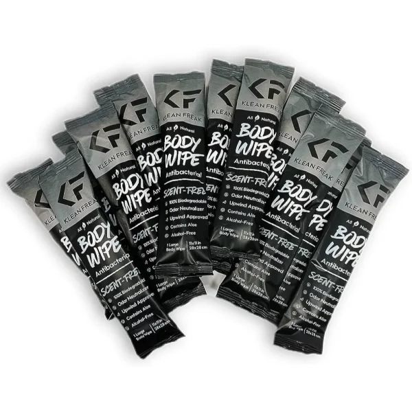 BYFT012058 Klean Freak   Body Wipes   100 Pack   Scent Free A