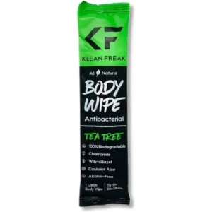 BYFT012059 Klean Freak   Body Wipes   100 Pack   Tea Tree