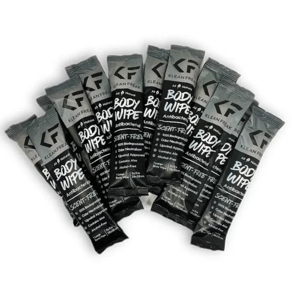 BYFT012064 Klean Freak   Body Wipes   Dozen Pack   Scent Free