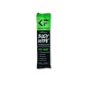 BYFT012070 Klean Freak   Body Wipes   Single Sachet   Tea Tree