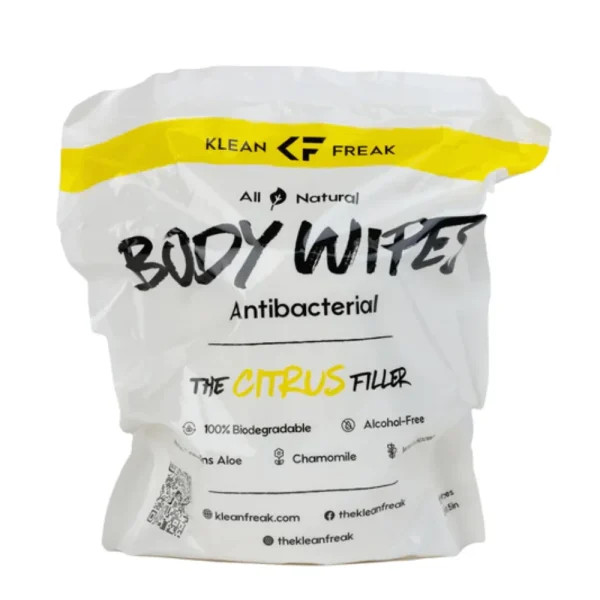 BYFT012071 Klean Freak   Body Wipes   The Filler   Citrus D