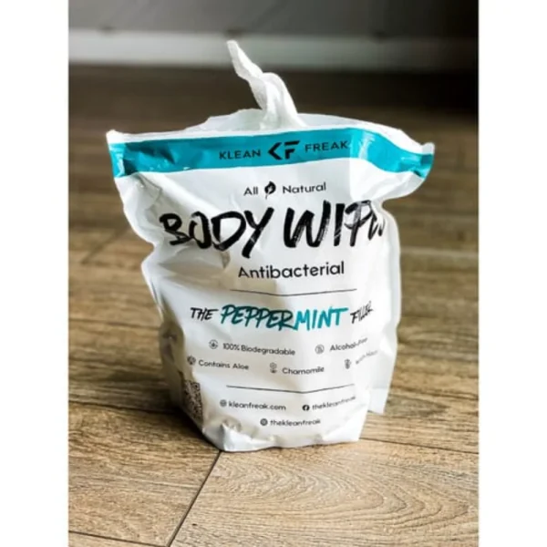 BYFT012074 Klean Freak   Body Wipes   The Filler   Peppermint