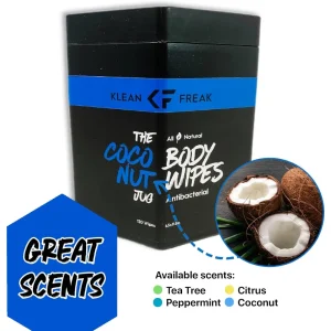 BYFT012085 Klean Freak Body Wipes   The Jug   Coconut