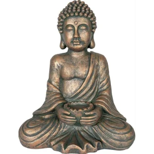 BYFT012115 La Hacienda   Seated Buddha   Medium