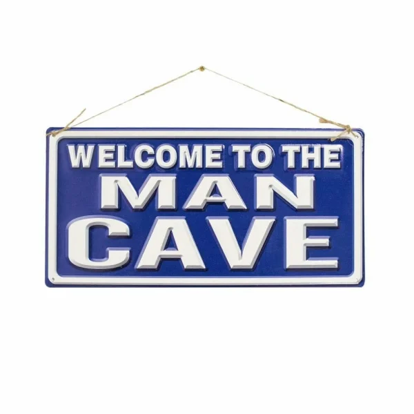 BYFT012120 La Hacienda   Welcome to the Man Cave Wall Sign