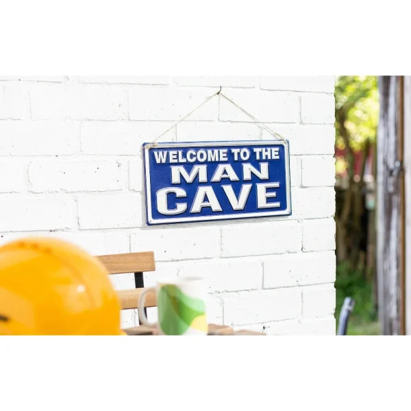 BYFT012120 La Hacienda   Welcome to the Man Cave Wall Sign A