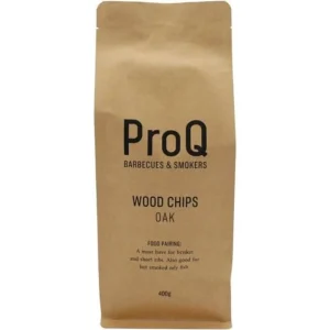 BYFT012243 ProQ Smoking Wood Chips   Oak   Bag (400g)