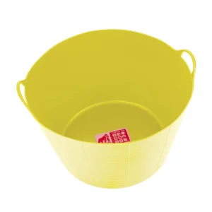 BYFT012284 Red Gorilla   Tubs & Recycled Black Tubs   Extra Large 75L Yellow  A